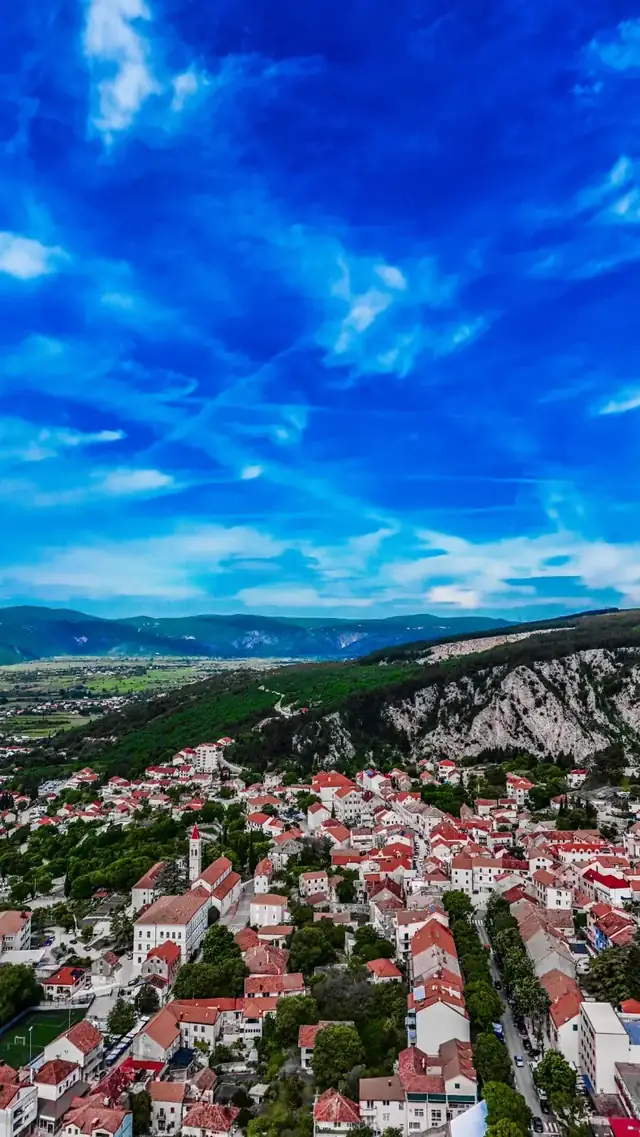 Aerial view of Imotski